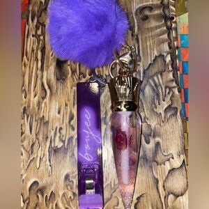 Boujee card grabber lipgloss keychain